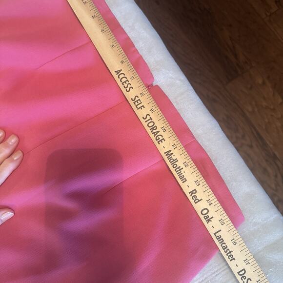 Ann Taylor Pencil Skirt Lot Of 2 Sz 10 Tweed & Hot Pink Career A-line Old Money - Picture 10 of 11